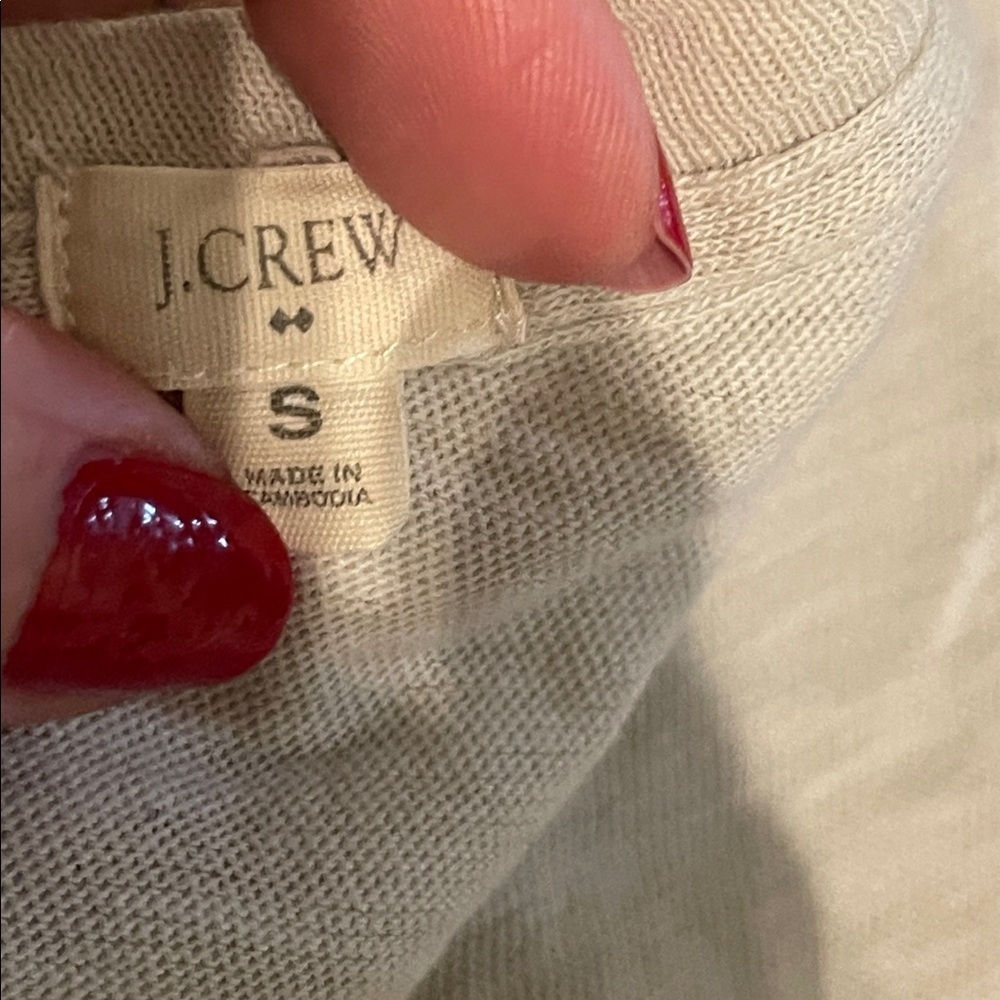 J.Crew Embroidered T-Shirt - Picture 3 of 5